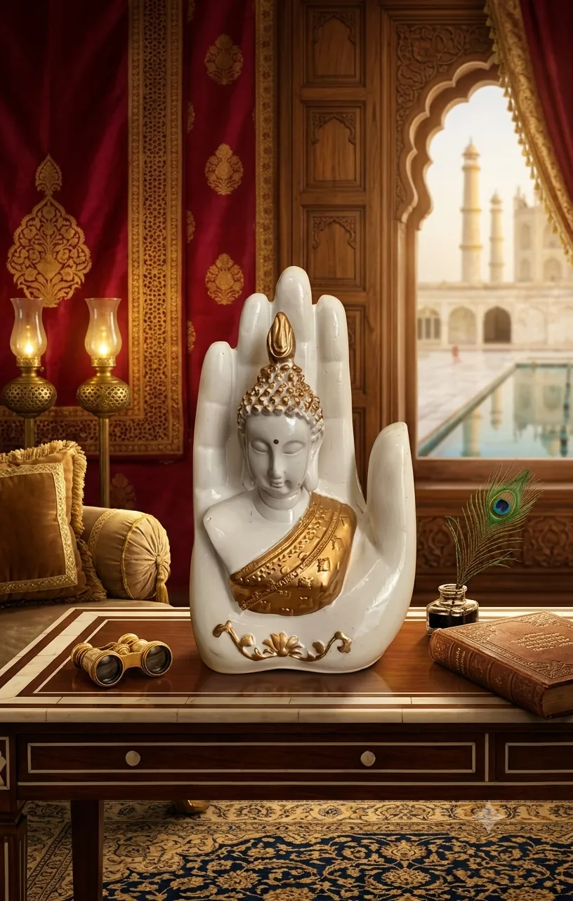 Buddha Palm Statue