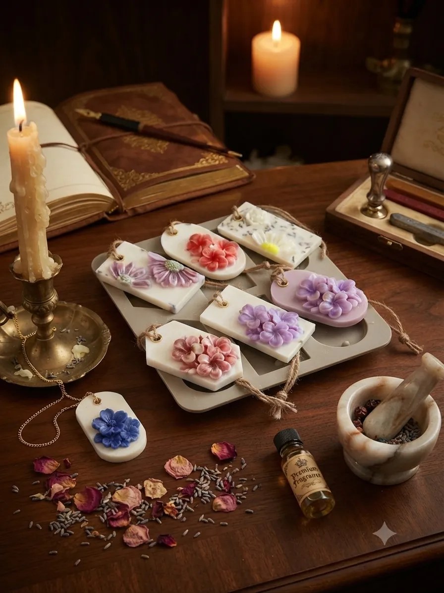 Floral Wax Melt Tag Set