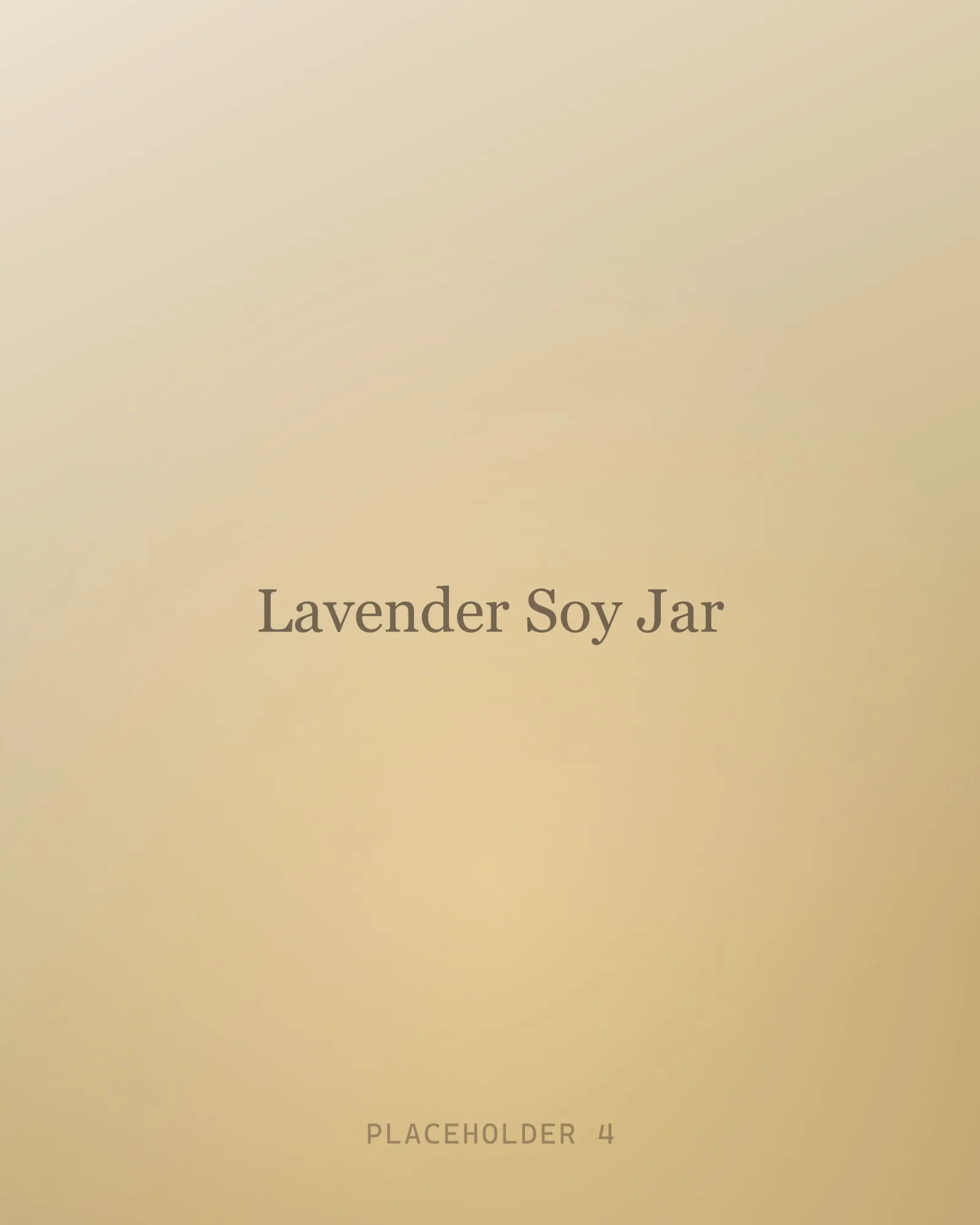 Lavender Soy Jar