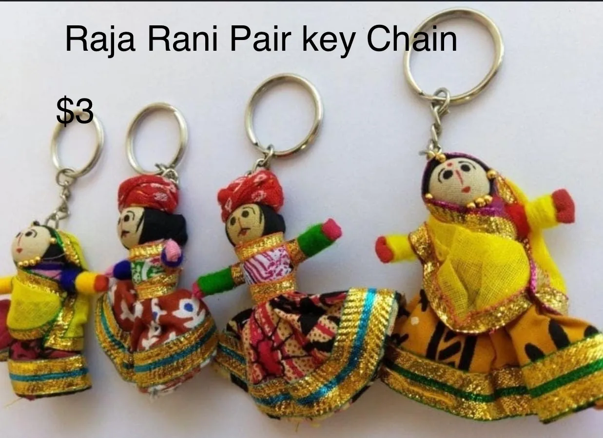 Raja Rani Pair Keychain