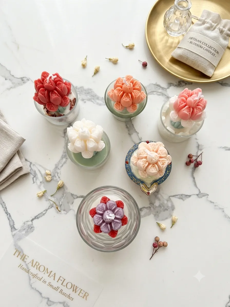 Tulip Bouquet Candle — view 5